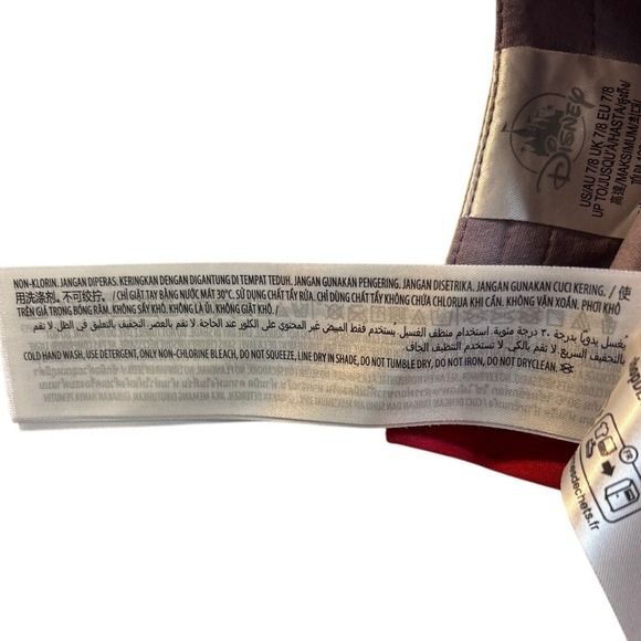 Disney Wish Dahlia Baker Dress Costume Cosplay Child Size 7 8 Halloween Princess - Picture 15 of 16